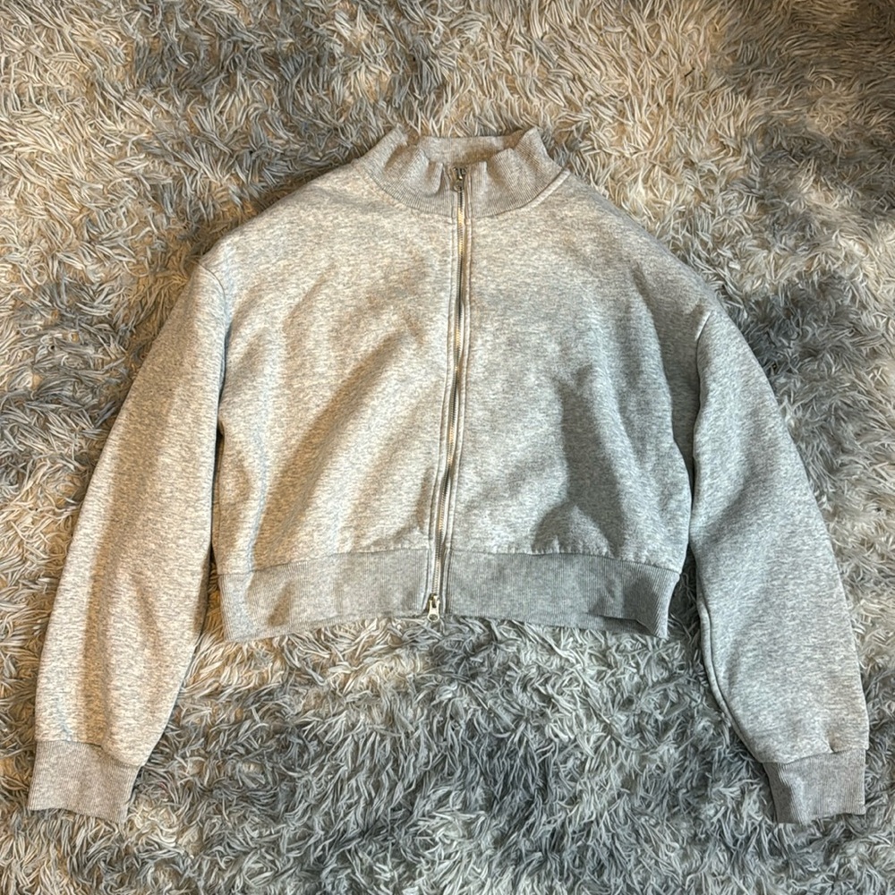 Pacsun Womens Gray Zip up
